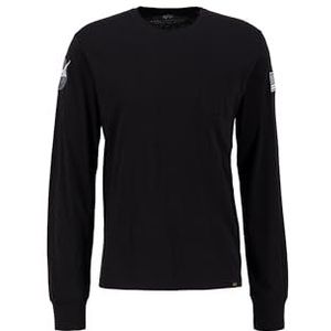 Alpha Industries NASA LS voor heren All Black L