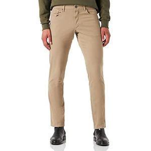 Hackett London Men's Texture 5 PKT Pants, Desert Taupe, 28W/32L