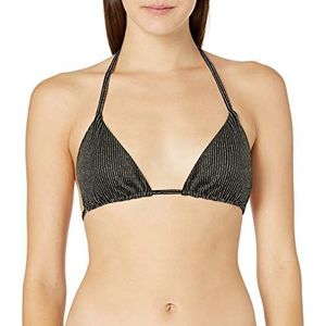 Luli Fama Dames Prints Havana Nights Naadloze Driehoek Bikini Top Badmode - zwart - M