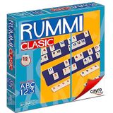 Cayro – Rum – vanaf 8 jaar – klassiek model – bordspellen voor kinderen en volwassenen – grappig spel – 106 delen, 1 stoffen zak en 4 steunen – 2 tot 4 spelers