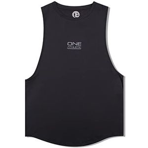 One Athletic Heren Mtech Vest, zwart, S UK