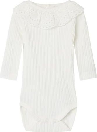 NAME IT Nbfjohanne Ls Body voor dames, cloud dancer, numeric_50