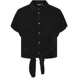 PCVINSTY SS TIE Shirt NOOS, zwart, M