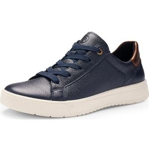 Ara - Rome - Sneakers - Donkerblauw/bruin - Comfortwijdte G