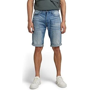 G-STAR Raw 3301 1/2 Shorts voor heren, Blauw (Lt Aged D07432-8973-424), 27W