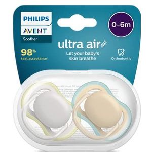 Philips Avent Ultra Air fopspeen voor kinderen van 0 tot 6 maanden (SCF085/15)