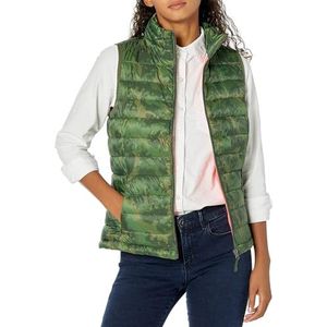 Amazon Essentials Lichtgewicht Waterbestendige Verpakbare Puffer Vest Coat,Groene Camo,XXL