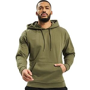 Urban Classics Oversized sweatshirt, hoodie, heren, groen (olijf 176), L/Tall