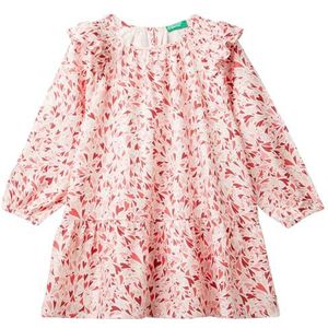 United Colors of Benetton Jurk voor meisjes en meisjes, Veelkleurig., 4 Jaar