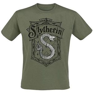 T-Shirt (Unisex-Xl) Shrewder With Silver Foil (Green)