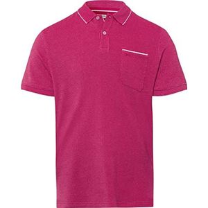 BRAX Poloshirt voor heren met paddy piqué in sportieve tweekleurige look, vitamins, maat S, Vitamines, S