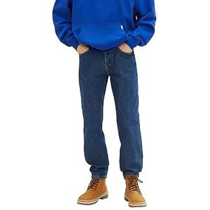 TOM TAILOR Denim Heren Loose Fit Jeans, 10113 - Clean Mid Stone Blue Denim, 34W x 32L