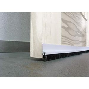 Tochtstopper, PVC, wit, 1 m