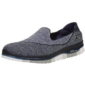 Skechers Dames Go Flex opleidingen, blauw Nvgy, 38.5 EU