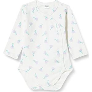 Pinokio Bodysuits voor babymeisjes, lange mouwen, buttoned ondergoed, Ecru Flower Laan, 56