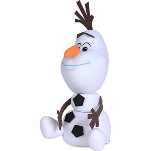 Simba 6315877559 Disney Frozen II Olaf, 30 cm pluche figuur, kan gedemonteerd en grappig weer worden gemonteerd, sneeuwpop, de ijskoningin