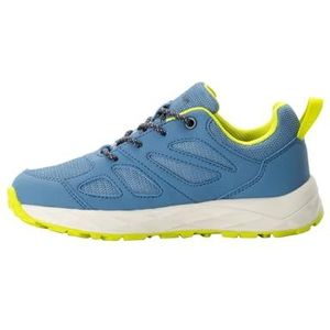 Jack Wolfskin Woodland 2 Texapore Low K wandelschoenen voor kinderen, uniseks, Elemental Blue, 36 EU