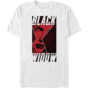 Marvel Black Widow - Widow Square Unisex Crew neck T-Shirt White S