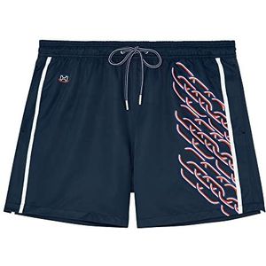 Hom Boxershorts Winner Board shorts marineblauw met motief L Men's, marineblauw met motief, L