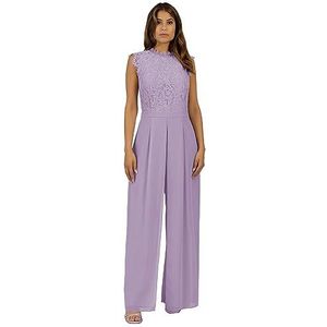 ApartFashion Dames kanten bovendeel overall, lila, 34