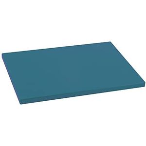Metaltex Polyethyleen plank, PE-500, 38 x 28 x 1,5 cm, turquoise, standaard