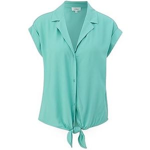 s.Oliver dames blouse mouwloos, Blue Green, 40
