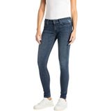 REPLAY - New Luz - Skinny Fit Jeans - Donkerblauw - 250 ml Dark Indigo Power Stretch Denim