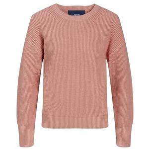 JACK & JONES Jjxx Jxmila Ls Twist Crew Neck Knit Noos Pullover voor dames, koraalrood, M