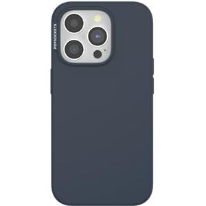 PopSockets iPhone 15 Pro-hoesje compatibel met MagSafe, telefoonhoesje voor iPhone 15 Pro, compatibel met draadloos opladen - marineblauw
