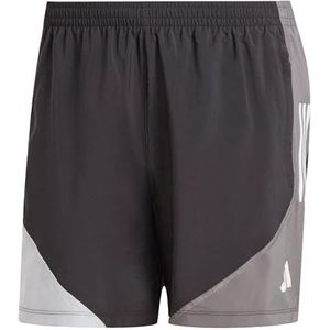 adidas Heren Own The Run Colorblock korte shorts, XL7 zwart
