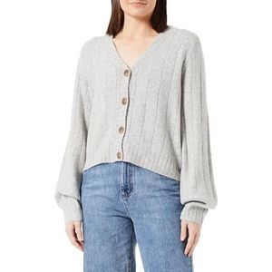 Bestseller A/S VMMAXIN LS Vest met V-hals, lichtgrijs gem., S