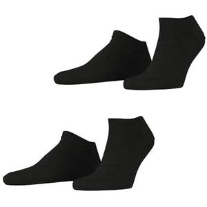 ESPRIT - Basic Uni - Korte Sokken - Grijs Anthracite Melange - 2 Paar