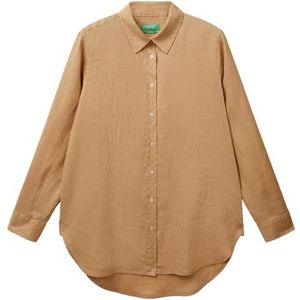 United Colors of Benetton Shirt 5BMLDQ02U, beige 193, XS dames, Beige 193, XS