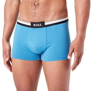 Boss Trunk Motion boxershorts voor heren, Medium blauw 420, S