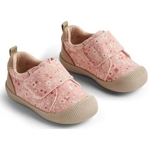 Wheat Unisex Prewalker Kinderschoen met klittenband en print Kei loopschoen, 2285 rozet bloemen, 23 EU