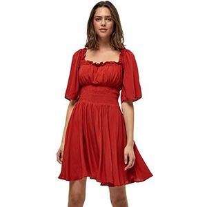 Desires Debbi Smock Jurk voor dames, 8876 Verbrand Rood, L