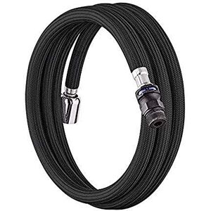 Ibergrif, Hose Nylon, Flexo Shower, 180 cm, Black