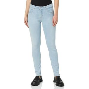 Replay Faaby Slim Fit Jeans voor dames, met power stretch, 011 Super Light Blue, 30W x 28L