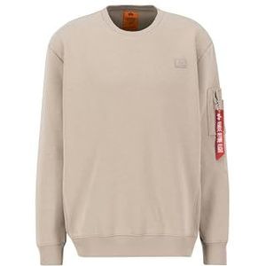 Alpha Industries - X-Fit Label - Sweater - Vintage Sand - Loose Fit