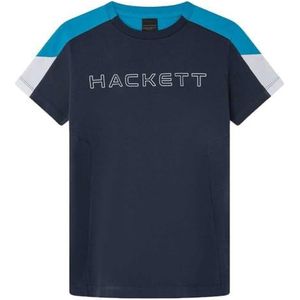 Hackett London Hs Tour T-shirt voor jongens, blauw (marineblauw), 13 jaar, Blauw (zwart), 13 jaar