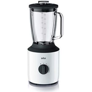 Braun JB 3150WH PowerBlend 3 - Blender - Wit - Zwart