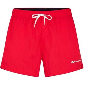 Champion Legacy Beachshorts AC Small Logo Shorts Shorts Intensief Rood, M voor heren