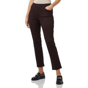 Raphaela by Brax Pamina Thermolite Cotton vrijetijdsbroek voor dames, donkerbruin, 32W x 32L