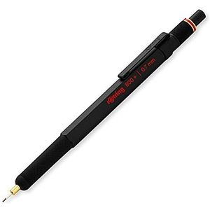 rOtring 1900182 800+ fijne stift/stylus (voor papier/touchscreen, 0,7 mm) zwarte schacht