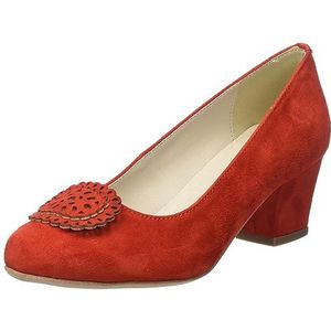 HIRSCHKOGEL dames pumps, oranje (papaya), 38 EU