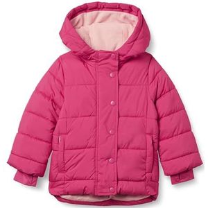 Amazon Essentials Zwaargewicht Pufferjack met capuchon voor meisjes, PINK, 5 jaar