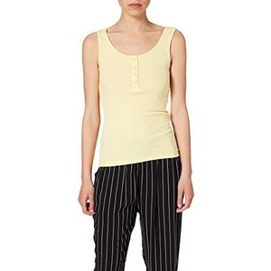 PIECES Tanktop voor dames, geel (pale banana), L