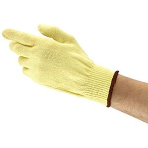 Ansell Neptune Kevlar 70-205 snijbestendige handschoenen, mechanische bescherming, geel, maat 10 (12 paar per zak)