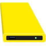 HipDisk GL 1TB SSD externe harde schijf (6,4 cm (2,5 inch), USB 3.0) draagbaar met verwisselbare siliconen beschermhoes schokbestendig waterafstotend geel