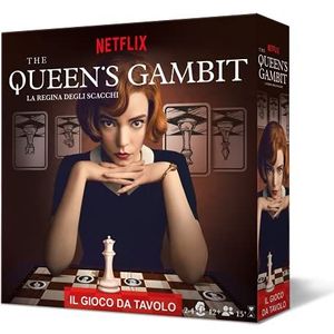 Asmodee - The Queen's Gambit: De koningin van het schaakspel - Bordspel, 2-4 spelers, 12+ jaar, Italiaanse editie